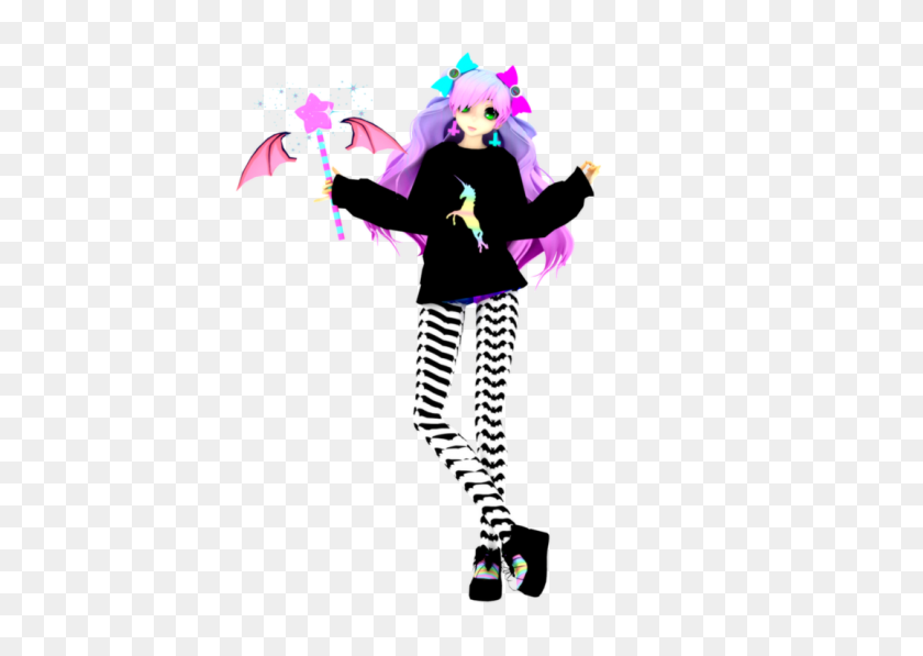 1076x742 Pastel Goth Anime !! Pastel Goth Pastel Goth - Pastel Goth Png