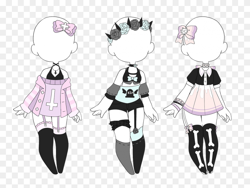 1125x825 Pastel Goth Outfits - Pastel Goth PNG