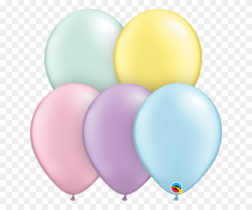 640x640 Pastel Pearl Metallic Balloons - Silver Balloons PNG