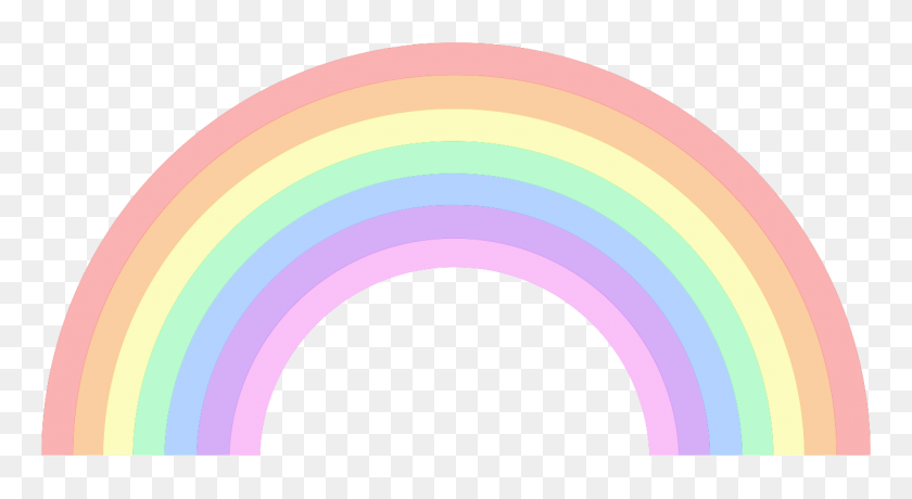 1280x657 Pastel Unicornio Arco Iris, Pastel Y Arco Iris - Pastel Png