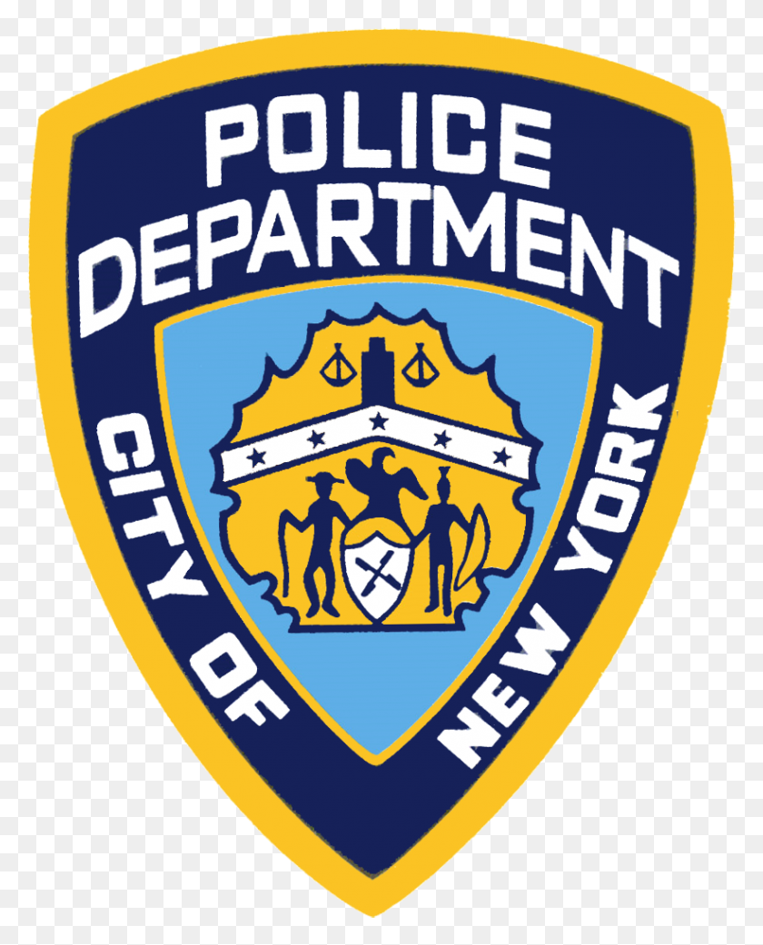 820x1032 Нашивка Департамента Полиции Нью-Йорка - Значок Полиции Png