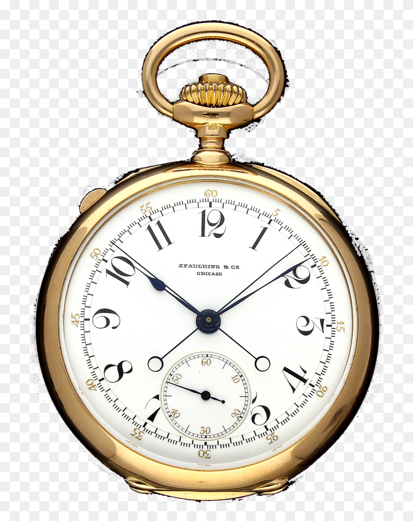 738x1000 Reloj De Bolsillo Patek Philippe Split Second - Reloj De Bolsillo Png