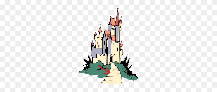 231x297 Path To Castle Clip Art - Walt Disney World Clipart
