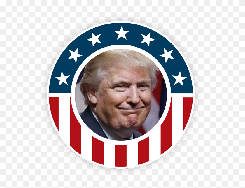 600x585 Path To The Presidency - Donald Trump Head PNG