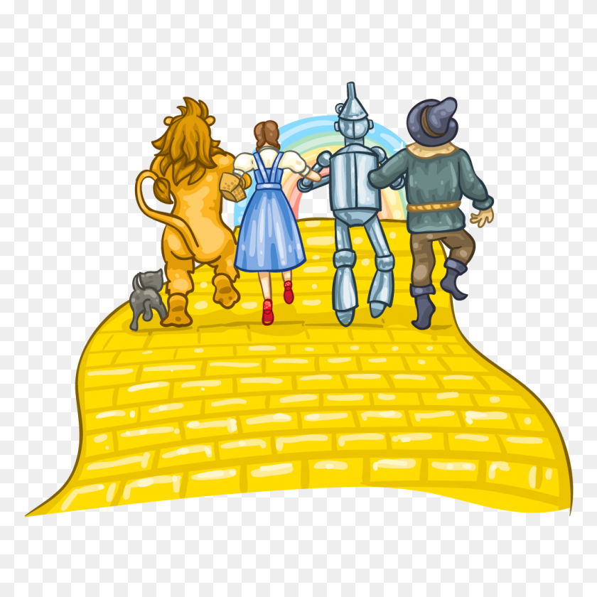 1024x1024 Pathway Clipart Yellow Brick Road - Pathway Clipart