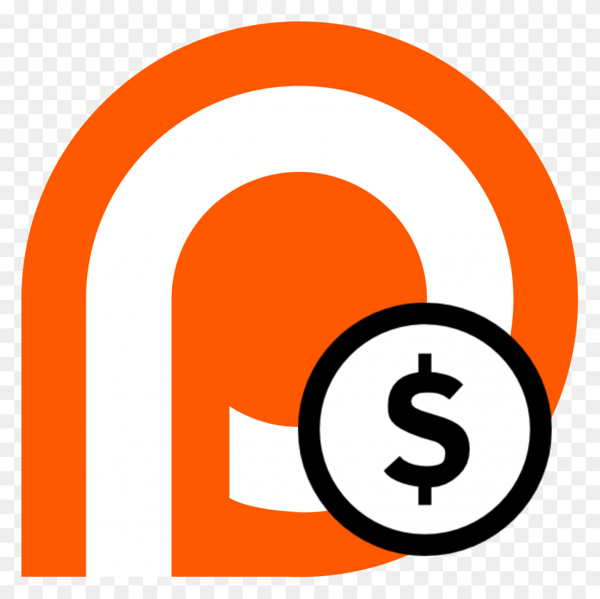 2000x2000 Patreon Logo With Dollar Sign In Circle - Patreon Icon PNG