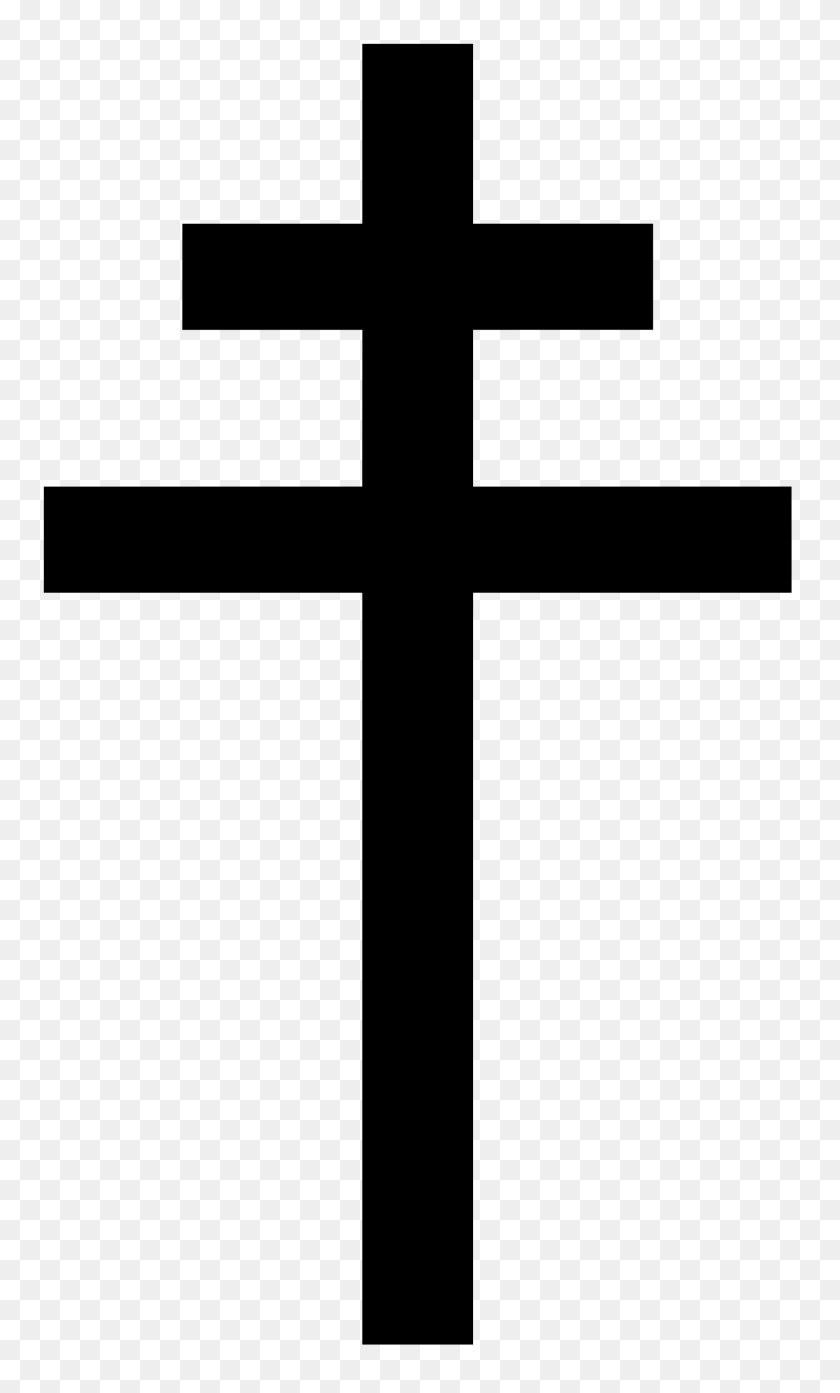 2000x3420 Patriarchal Or Archbishop Cross - Catholic Cross PNG