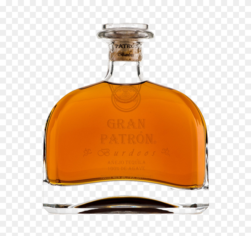 650x731 Patron Gran Burdeos - Patron Bottle PNG