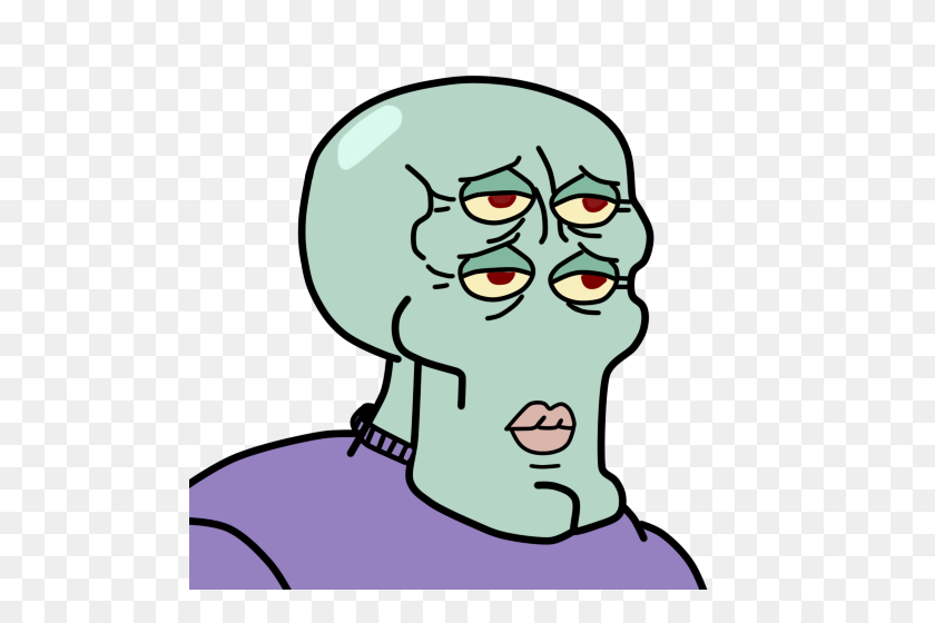 500x500 Patteh's Modererated Creativity Circus - Squidward Nose PNG