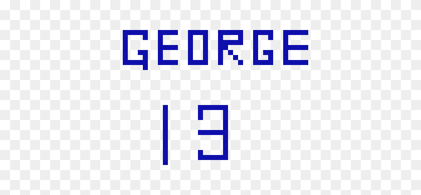 450x330 Paul George Pixel Art Maker - Paul George Png