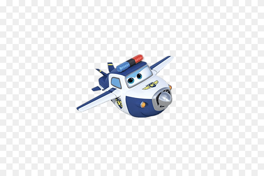500x500 Paul The Police Airplane Png - Cartoon Airplane PNG