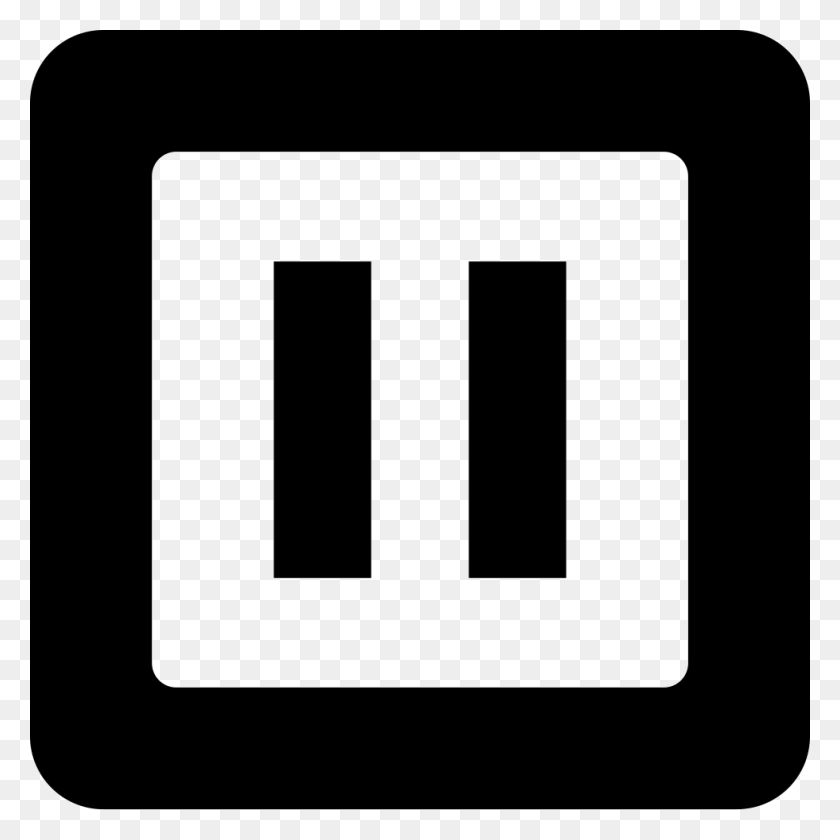 980x981 Pause Square Button Png Icon Free Download - Download Button PNG