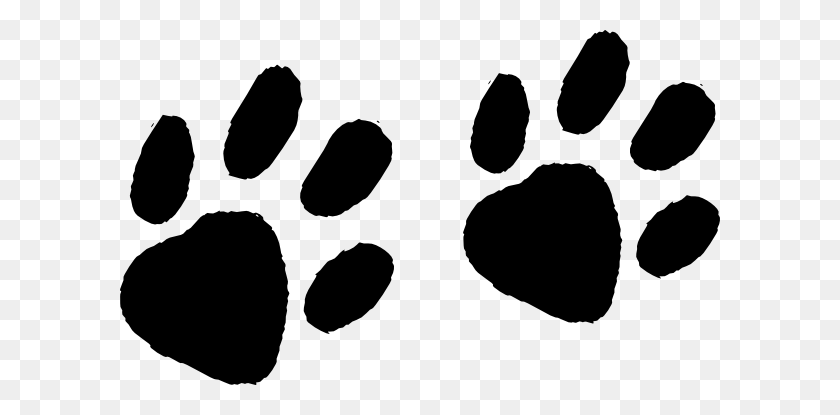600x355 Paw Clipart Animal Foot - Service Dog Clipart