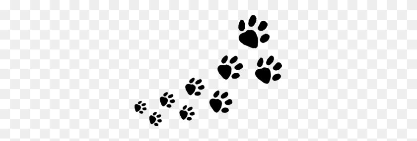 297x225 Paw Clipart Dog Tracks - Dog Training Clipart