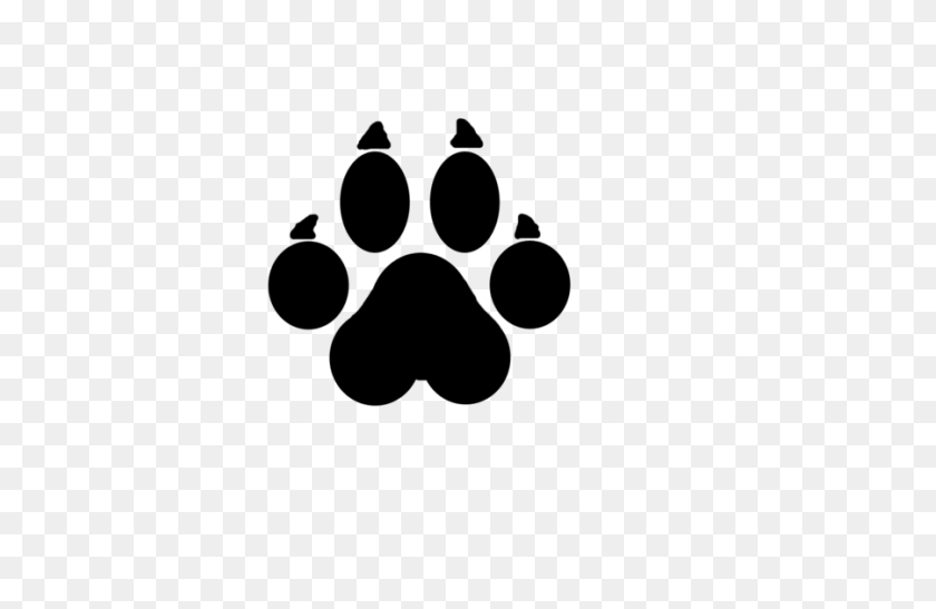 900x563 Paw Clipart Werewolf - Wolf Paw PNG