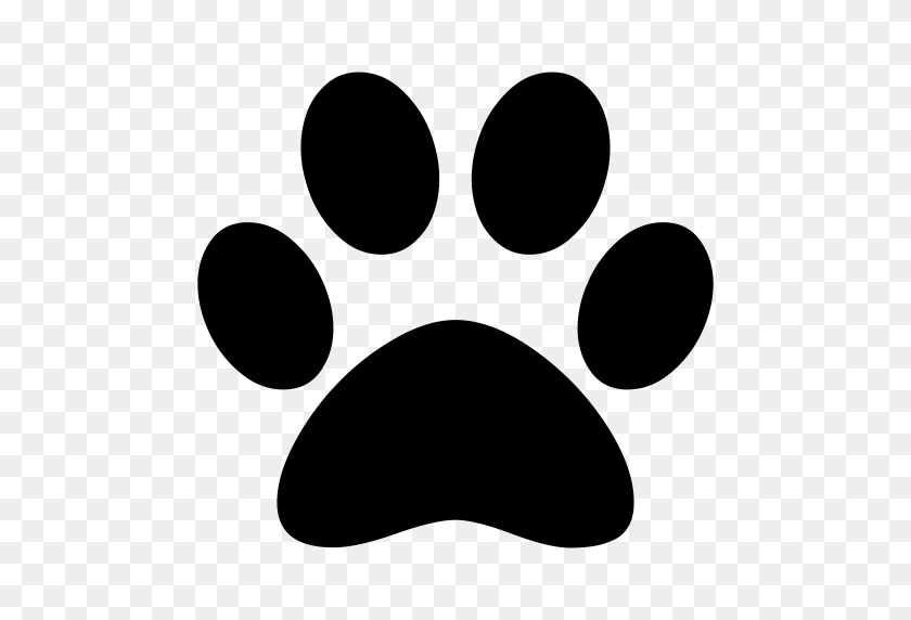 512x512 Paw, Dog, Animal Icon With Png And Vector Format For Free - Dog Paw PNG