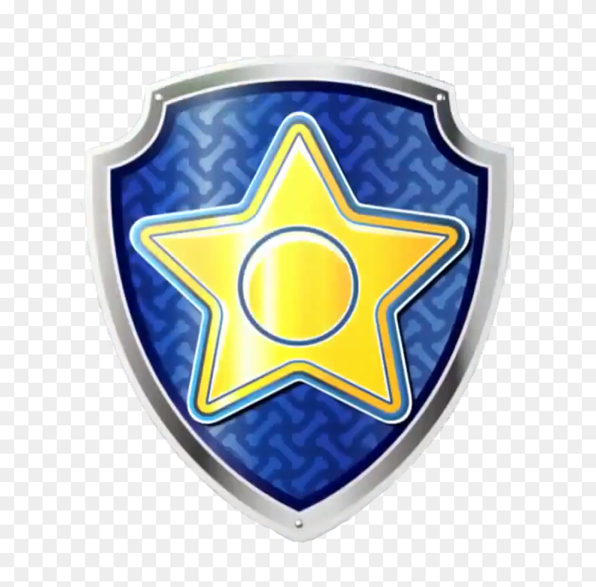 768x768 Paw Patrol Chase Badge Bigking Keywords And Pictures - Paw Patrol Logo PNG