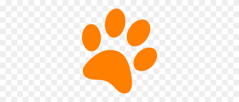 264x298 Paw Print Clipart Png - Cat Paw Print PNG