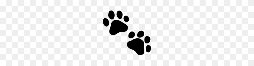 160x160 Paw Print Pictures Image Group - Bulldog Paw Print Clipart