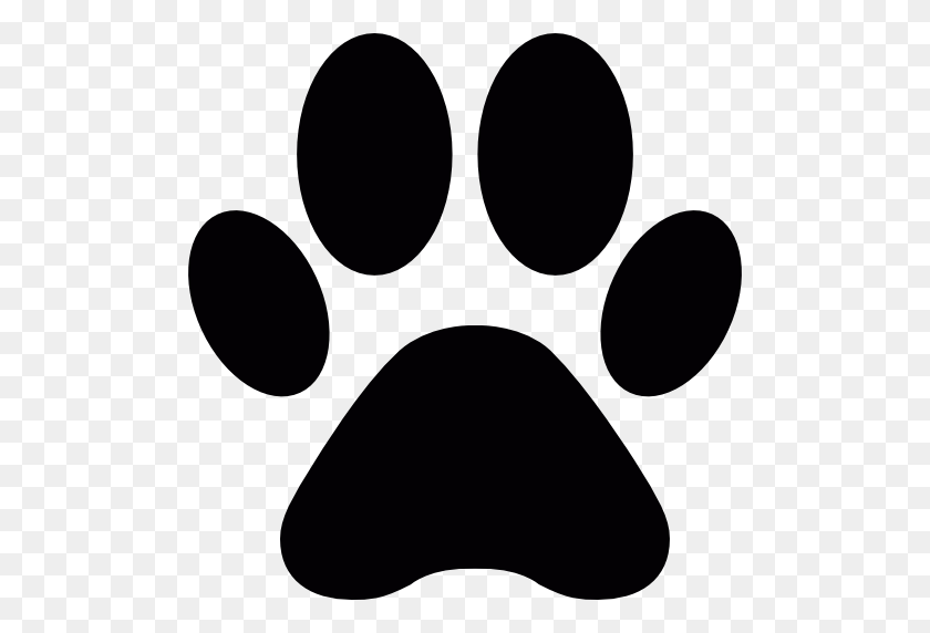 512x512 Pawprint, Dog, Cat, Animals, Print, Footprint Icon - Bulldog Paw Print Clip Art
