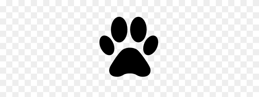 256x256 Paws Animals, Dogs And Pets - Cat Paw Print PNG