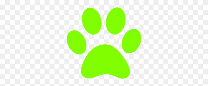 300x289 Paws Green Png Clip Arts For Web - Paws PNG