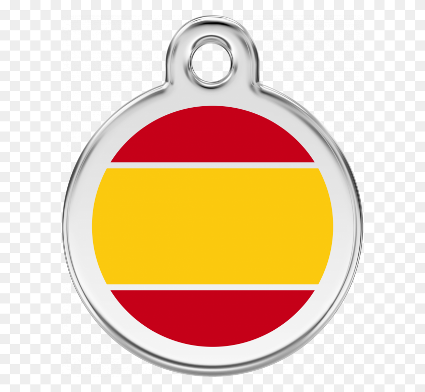 1200x1100 Pawz Bandera Española Lge Etiqueta De Mascota - Bandera Española Png