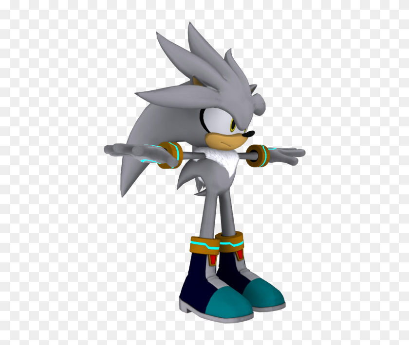 750x650 Pc Computer - Silver The Hedgehog PNG