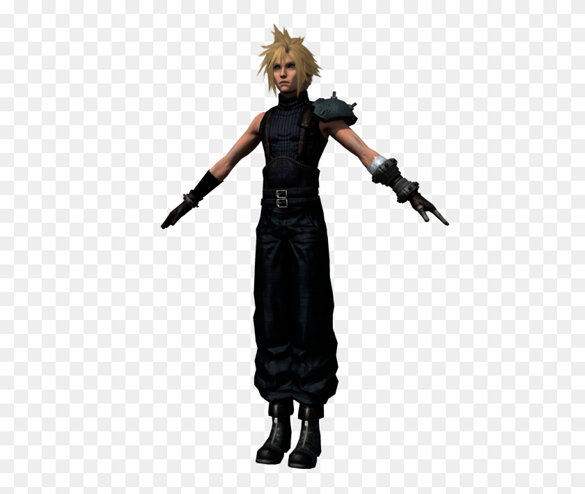 750x650 Pc Computer - Cloud Strife PNG