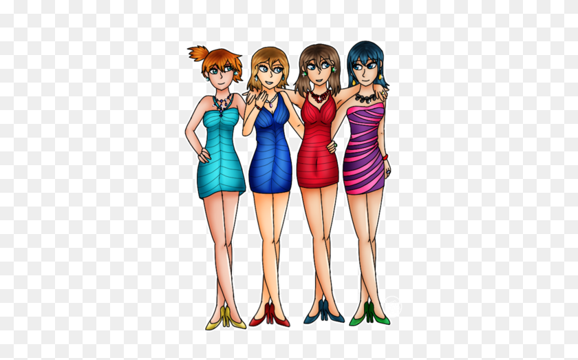 400x463 Pc Pokemon Girls Night Out - Girls Night Out Clipart