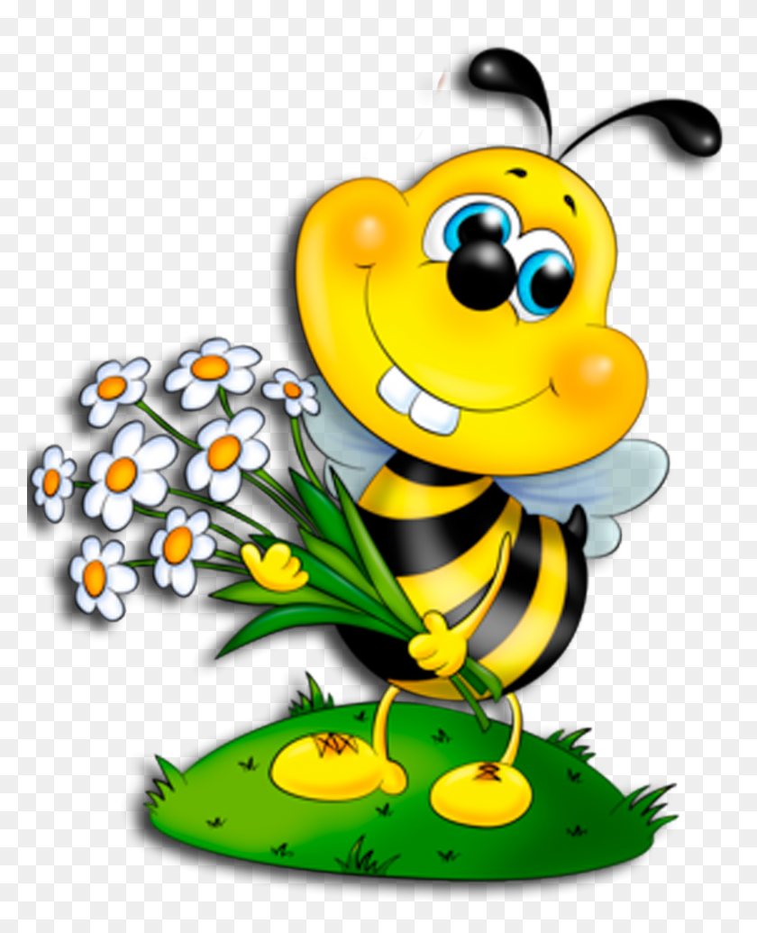 819x1024 Пчелки Клипарт - Клипарт Рабочие Пчелы