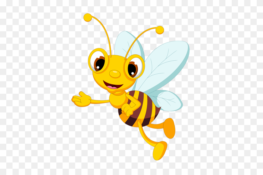 401x500 Пчелы, Осы, Med Animalitos Bee, Клипарт Пчелы - Клипарт Летающая Пчела