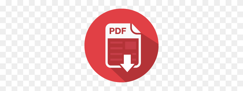 256x256 Значок Pdf Тип Файла Набор Иконок Графические Загрузки - Значок Pdf Png