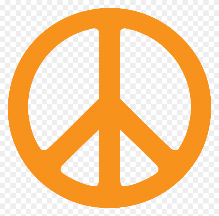 800x788 Peace Clipart Orange - World Peace Clipart