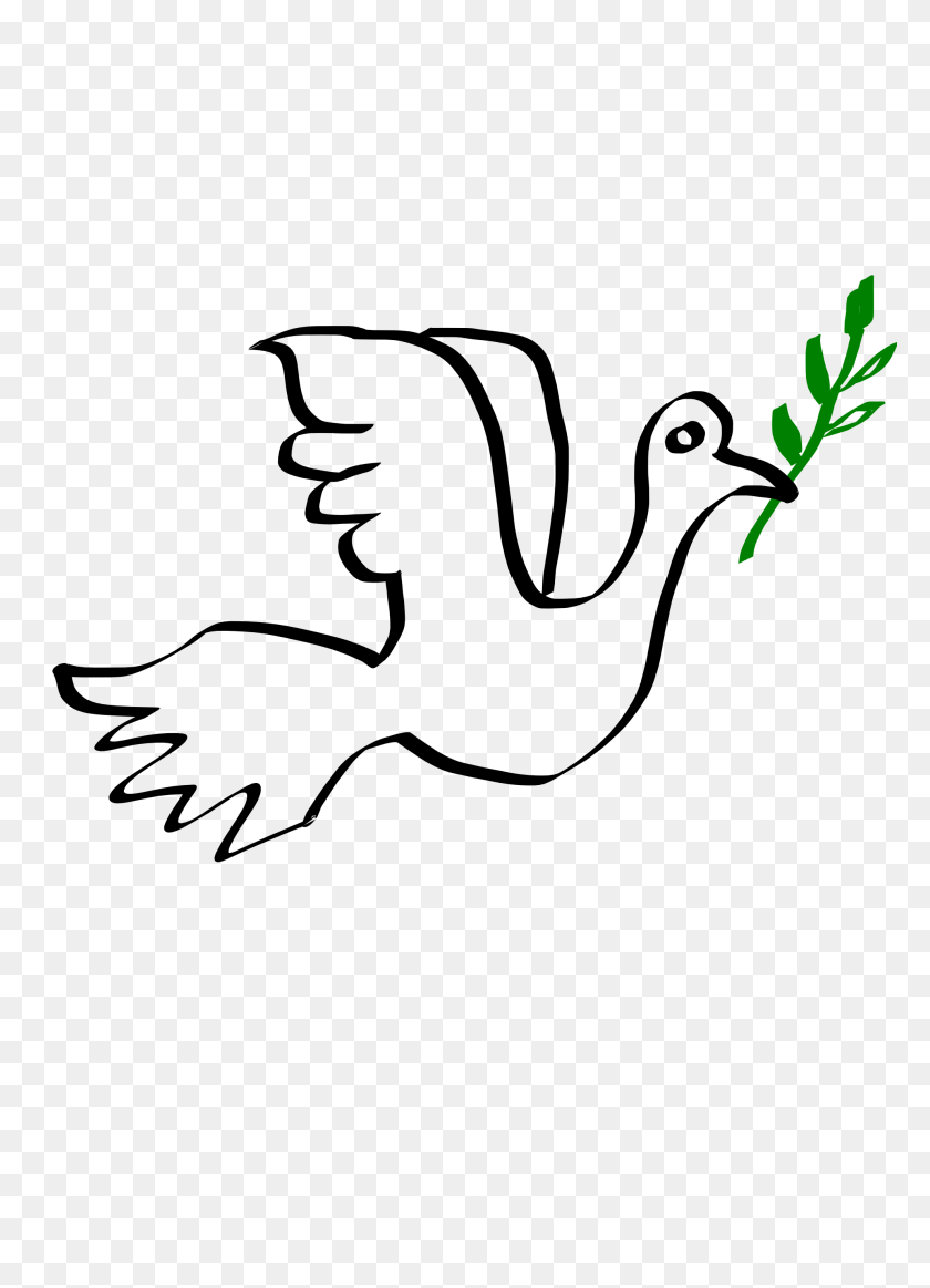 1979x2799 Peace Dove Clipart Easter - Confirmation Clipart