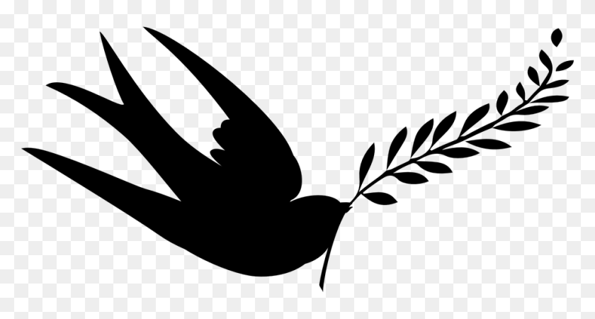 960x480 Peace Dove Clipart Leaf Clip Art - Peace On Earth Clipart