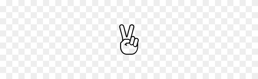 200x200 Peace Gesture Icons Noun Project - Peace Sign Hand PNG