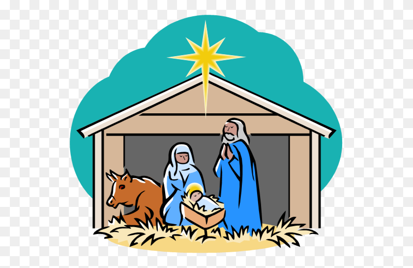 555x484 Peace Lutheran Church In Granger, Indiana - Happy Birthday Jesus Clipart