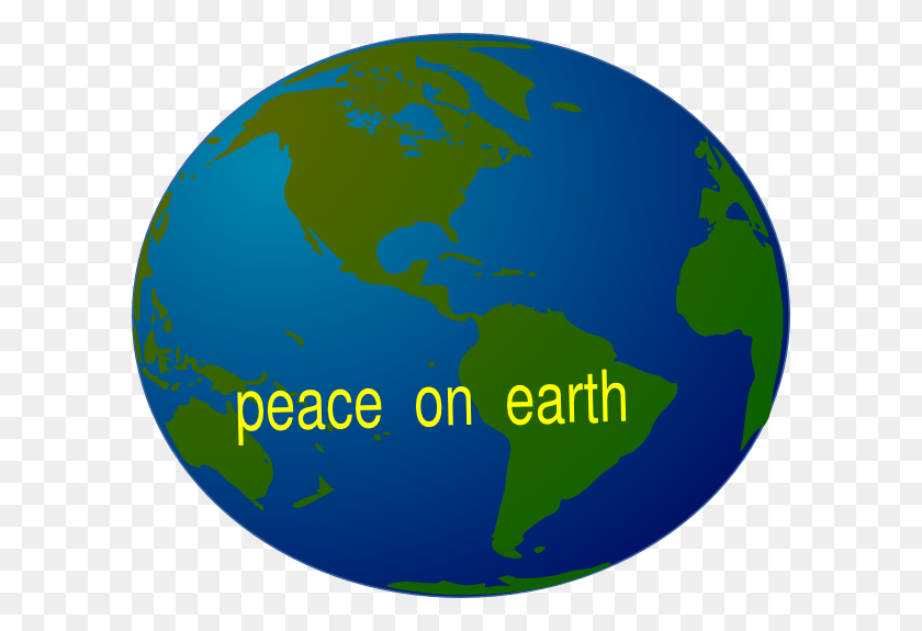 600x515 Peace On Earth Clip Art - Peace On Earth Clipart