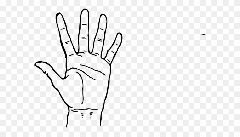 600x419 Peace Sign Clipart Ok Hand Sign - Peace Sign Clipart Black And White