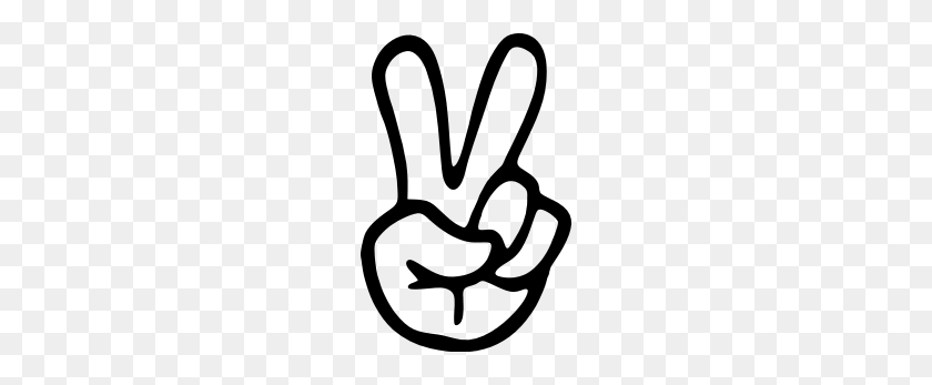 190x287 Peace Sign Hand - Peace Sign Hand PNG