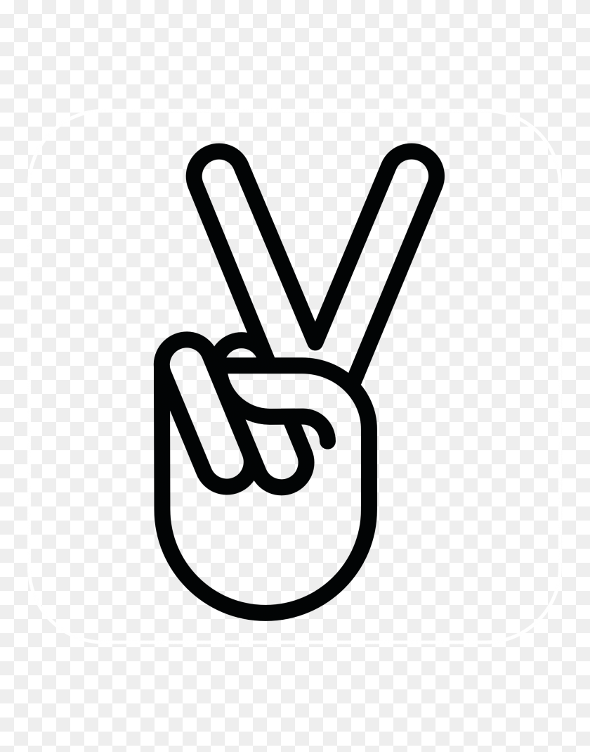 1969x2548 Peace Sign On Black Background Download Royalty Free Vector - Money Black And White Clipart