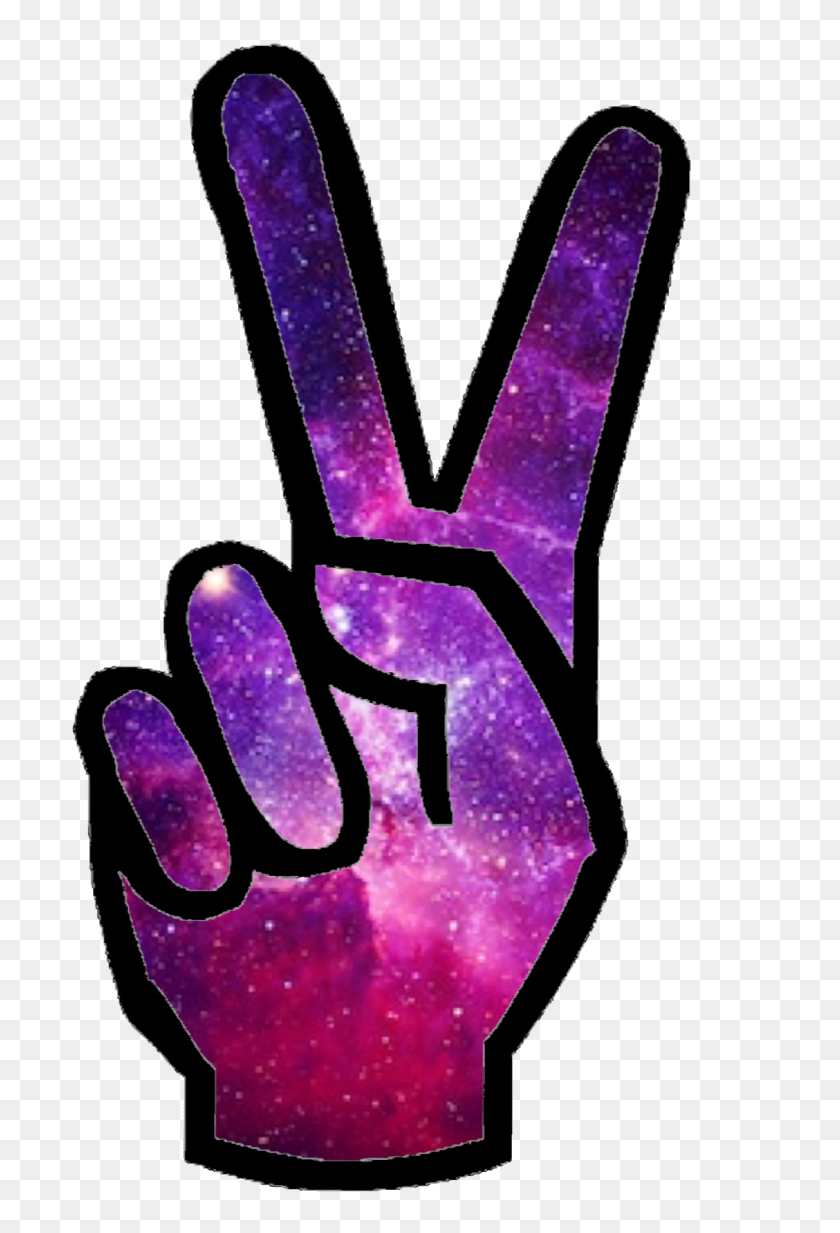 1361x2048 Peace Sticker Challenge - Peace Sign Hand PNG
