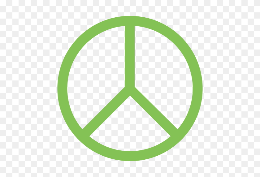 512x512 Peace Symbol Element - Peace Symbol PNG