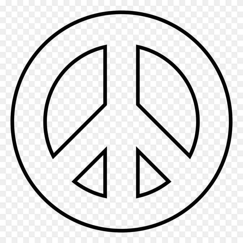 2400x2400 Peace Symbol Png Transparent Peace Symbol Images - Peace Sign PNG