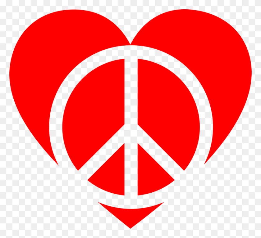 827x750 Peace Symbols Love T Shirt - Peace And Love Clipart