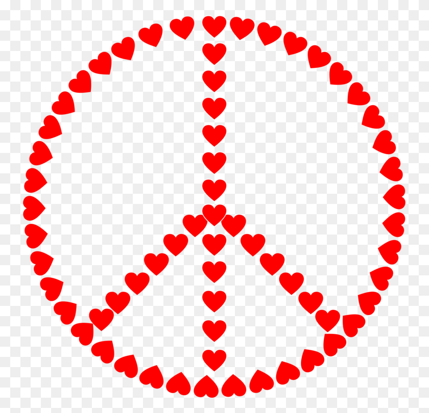 749x750 Peace Symbols Sign Love - Peace And Love Clipart