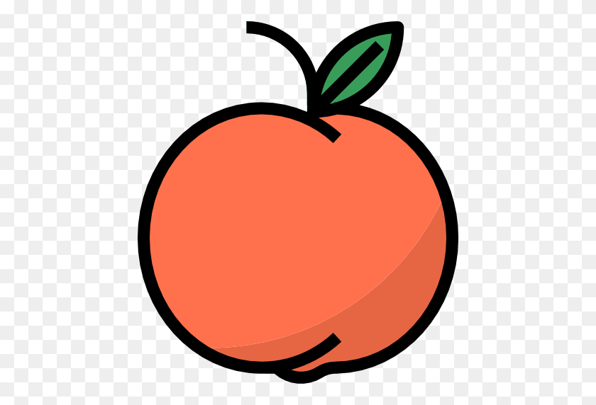 512x512 Peach - Peach PNG