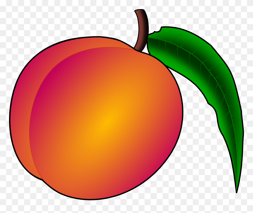 2400x1989 Peach Icons Png - Peach PNG