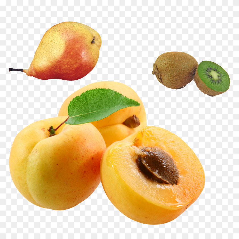 1024x1024 Peach Kiwi Pear Hd Png Free Png Download Png Vector - Peaches PNG